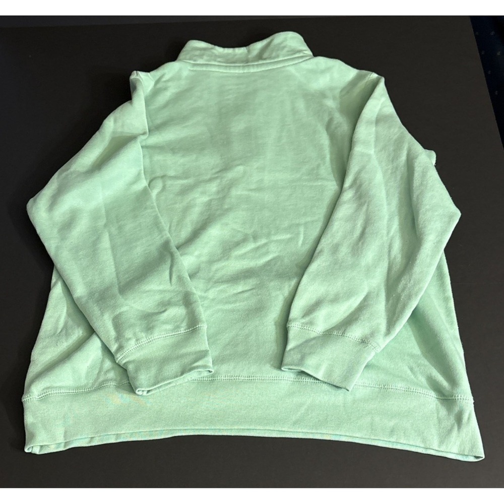 Charlevoix Michigan Men's XXL Green 1/2 Zip Pullover Long Sleeve Shirt - Picture 4 of 4